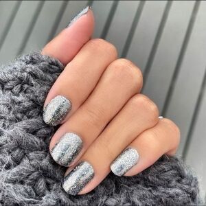 Color Street | Light Year - a sparkling gunmetal grey holographic glitter